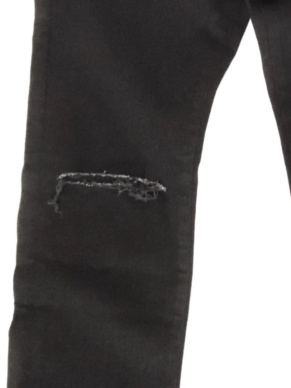 New Men's AG THE DYLAN Slim Skinny Black Jeans Distressed Ripped Knees 28 x 32 - Picture 2 of 7